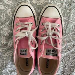 Converse Kids Pink and White Sneakers